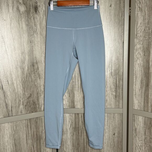 Lululemon Leggings Size 6 Align High Rise Blue Gray Color - Picture 1 of 7